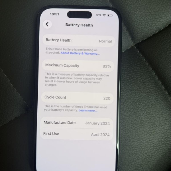 Apple iPhone 15 - Unlocked, 128 GB, Black, A2846
