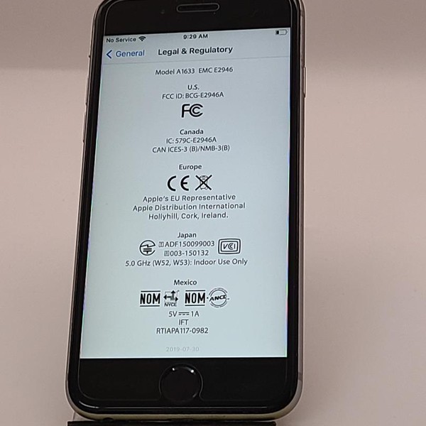 Apple iPhone 6S - Unlocked, 16 GB, Grey, A1633