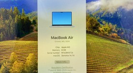 Good
													MacBook Air 2024 (M3) - 13" - Apple M3, Gray, 512 GB, 8 GB, 10-core GPU, photo 2 of 12