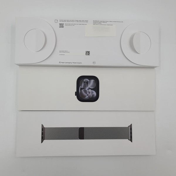 Apple Watch Series 11 46mm - Jet Black, A3333 - GPS, Aluminum