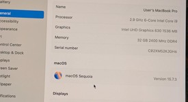 Good
													MacBook Pro 2018 (With Touch Bar) - 15" - I9, Gray, 1 TB, 32 GB, photo 3 of 9