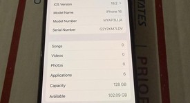 Mint
													Apple iPhone 16 - Unlocked, Black, 128 GB, A3081, photo 1 of 13