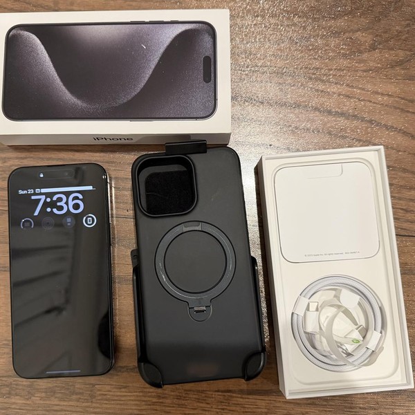 Apple iPhone 15 Pro Max - Unlocked, 512 GB, Black, A2849