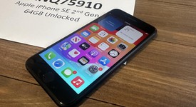 Good
													Apple iPhone SE 2nd Gen 2020 - Unlocked, Black, 64 GB, A2275, photo 4 of 8