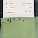 Fair Apple iPhone 14 Pro - Unlocked, 128 GB, Purple, A2650