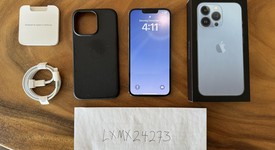 Mint
													Apple iPhone 13 Pro - Unlocked, Sierra Blue, 256 GB, A2483, photo 1 of 10