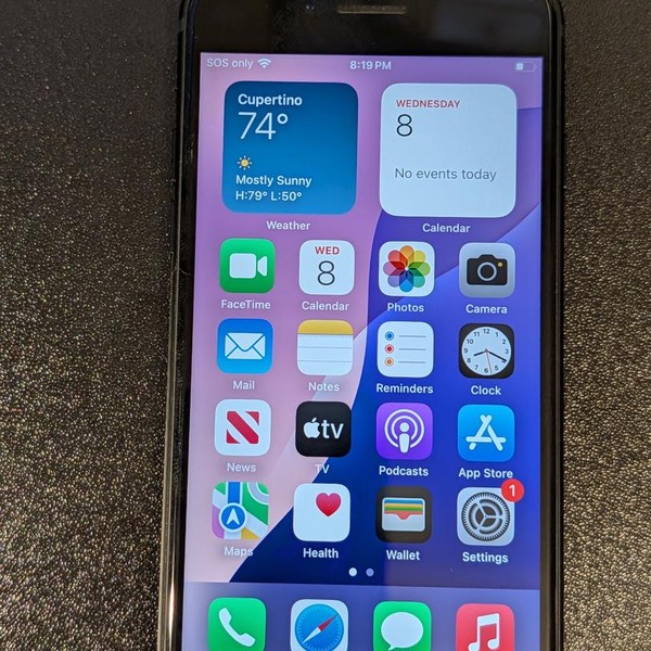 Apple iPhone SE 3rd Gen 2022 - Unlocked, 64 GB, Midnight, A2595