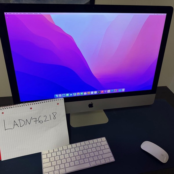 iMac 2020 27 inch Retina 5K - 256 GB, 8 GB, Intel Core i5