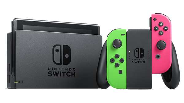 Nintendo Switch - Pink & Green, 32 GB
