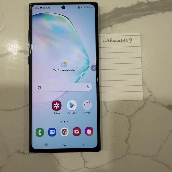 Samsung Galaxy Note 10 Plus - AT&T, 256 GB, Black, 12 GB, SM-N975U