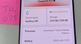 Good
													OnePlus 13R - Unlocked, Nebula Noir, 256 GB, 12 GB, photo 4 of 9