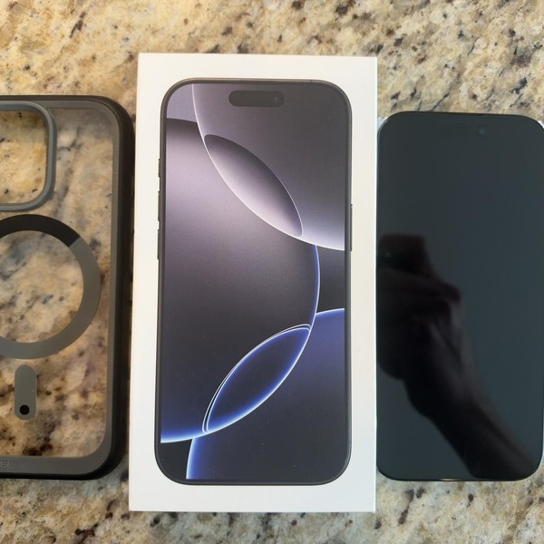 Apple iPhone 16 Pro - Unlocked, 128 GB, Black, A3083