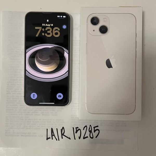 Apple iPhone 13 - Unlocked, 256 GB, Starlight, A2482