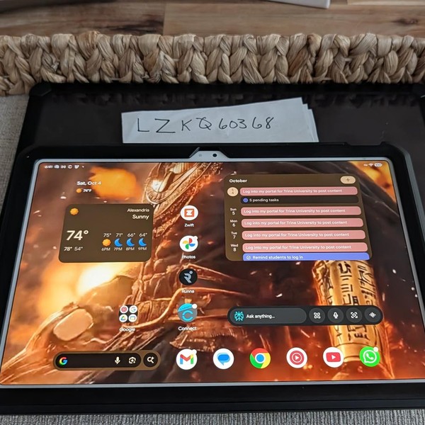 Google Pixel Tablet 11 inch - Wi-Fi, 128 GB, Porcelain, 8 GB, NO Dock