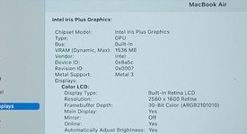 Good
													MacBook Air 2020 - 13" - I3, Gray, 256 GB, 8 GB, photo 5 of 9