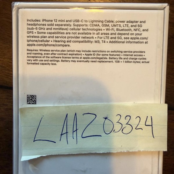 Apple iPhone 12 Mini - T-Mobile, Blue, 128 GB, A2176