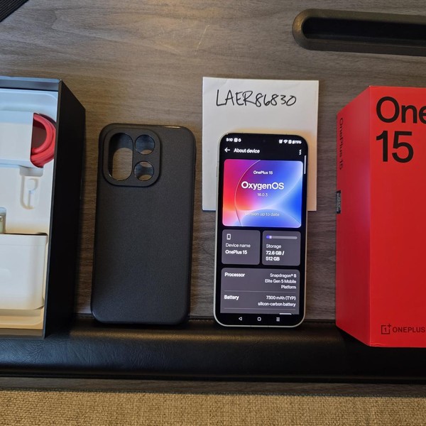 OnePlus 15 - Unlocked, 512 GB, Sand Storm, 16 GB