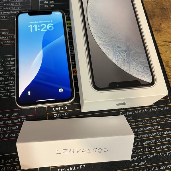 Apple iPhone Xr - Unlocked, 64 GB, White, A1984