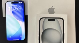 Mint
													Apple iPhone 15 - Unlocked, Black, 128 GB, A2846, photo 1 of 12