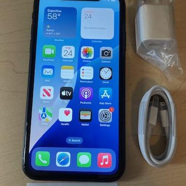 Apple iPhone Xr - Unlocked, 64 GB, Black, A1984