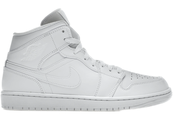 Jordan 1 Mid Triple White (2022) for sale