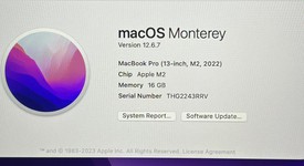 Mint
													MacBook Pro 2022 - 13" - Apple M2, Gray, 512 GB, 16 GB, photo 2 of 11
