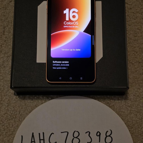 Oppo Find X9 Ultra - Unlocked Non-US, 512 GB, Canyon Orange, 12 GB