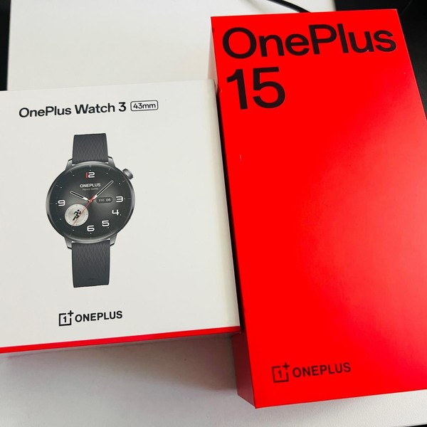 OnePlus Watch 3 - Black Steel, 43mm