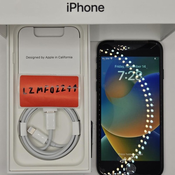 Apple iPhone SE 3rd Gen 2022 - Unlocked, 64 GB, Midnight, A2595