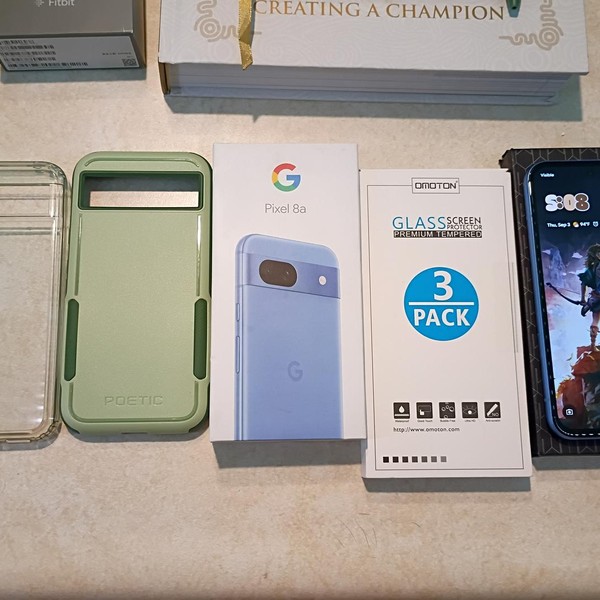 Google Pixel 8a - T-Mobile, 128 GB, Bay, 8 GB, GKV4X, Sub-6 5G