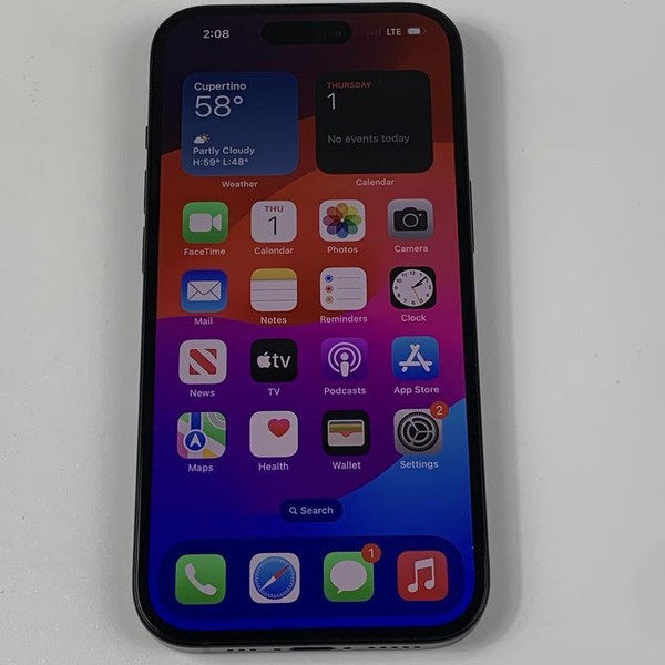 Apple iPhone 15 - Spectrum, 128 GB, Black, A2846