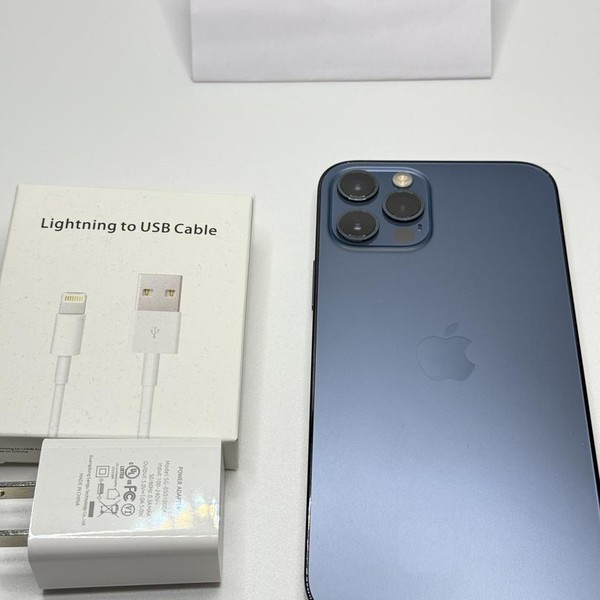 Apple iPhone 12 Pro - Unlocked, 128 GB, Pacific Blue, A2341