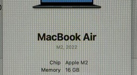 Mint
													MacBook Air 2022 - 13" - Apple M2, Midnight, 256 GB, 16 GB, photo 1 of 9