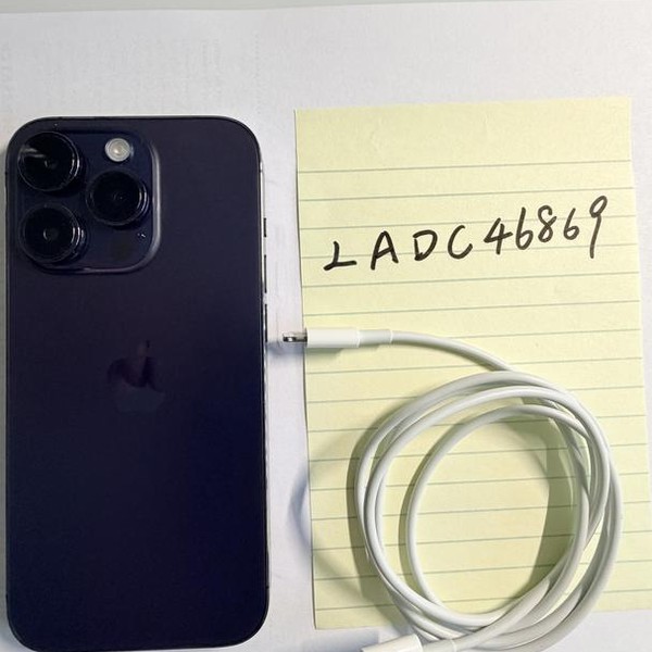 Apple iPhone 14 Pro - Unlocked, 256 GB, Purple, A2650