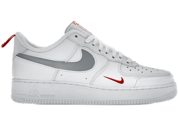 Nike Air Force 1 Low Reflective Swoosh White University Red for sale