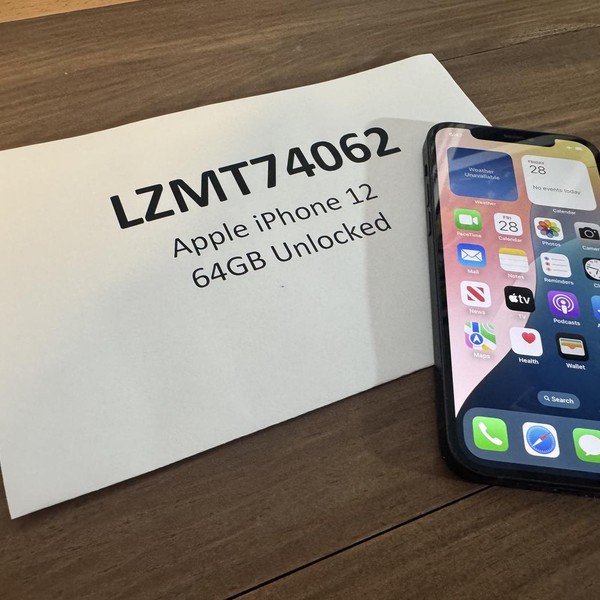 Apple iPhone 12 - Unlocked, 64 GB, Black, A2172