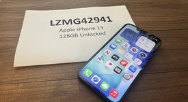 Good
													Apple iPhone 13 - Unlocked, Midnight, 128 GB, A2482, photo 1 of 4