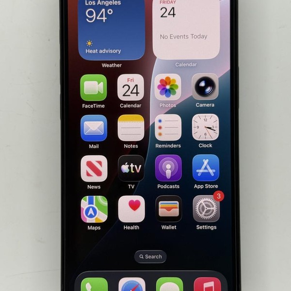Apple iPhone 16e - AT&T, 128 GB, Black, A3212