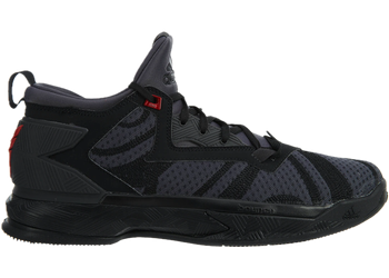 adidas D Lillard 2 Core Black Vivid Red for sale