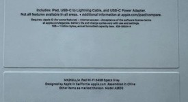 New
													Apple iPad 9th Gen - Wi-Fi, Gray, 64 GB, A2602, photo 3 of 5