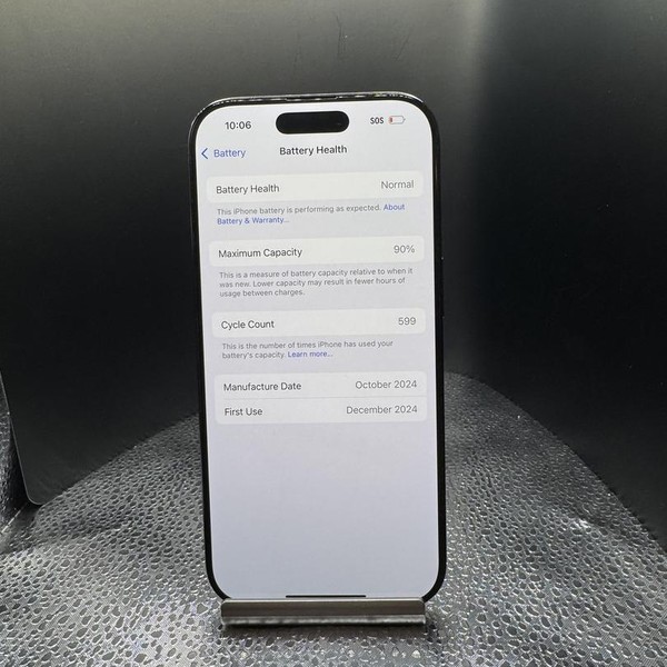 Apple iPhone 16 Pro - Verizon, Black, 128 GB, A3083