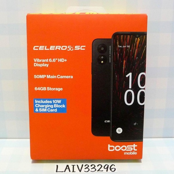 Celero 5G SC - Boost, 64 GB, Black