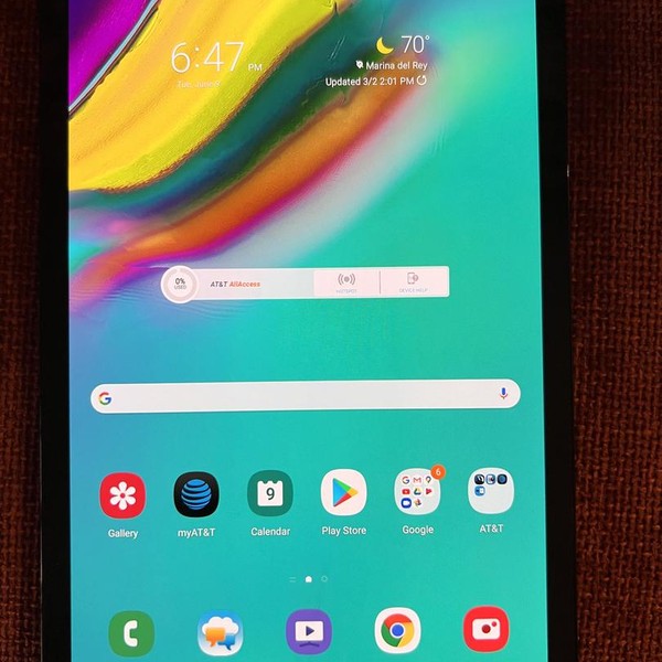 Samsung Galaxy Tab S5e - AT&T, 64 GB, Black, 4 GB, SM-T727A