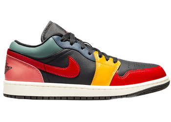 Air Jordan 1 Low SE Black Multi-Color (Women's) for sale