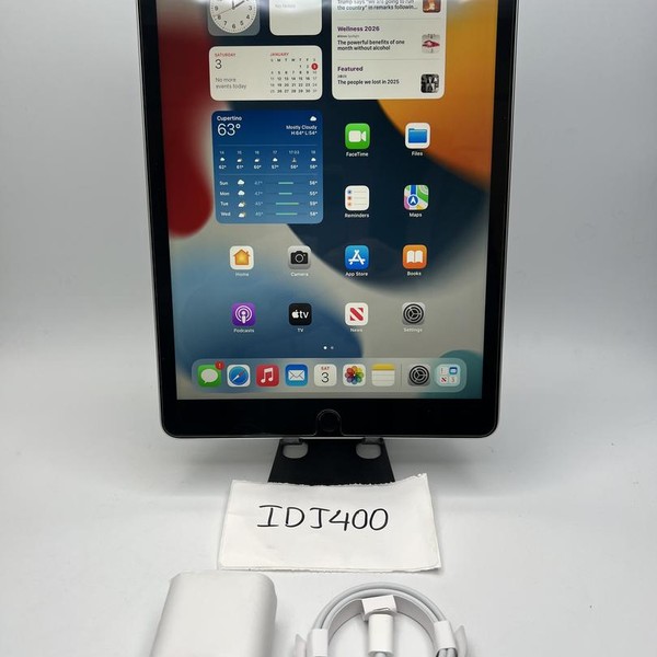 Apple iPad 9th Gen - Unlocked, 64 GB, Silver, A2603