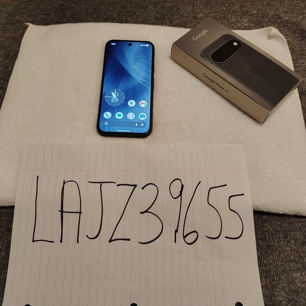 Google Pixel 11 - Unlocked, 256 GB, Obsidian, 12 GB, GPQQ7
