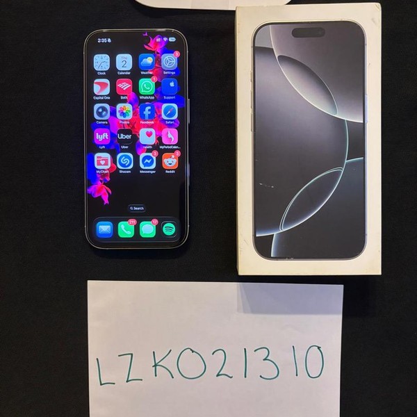 Apple iPhone 16 Pro - Unlocked, 256 GB, White, A3083