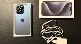 Good
													Apple iPhone 15 Pro - Unlocked, Blue, 128 GB, A2848, photo 1 of 16