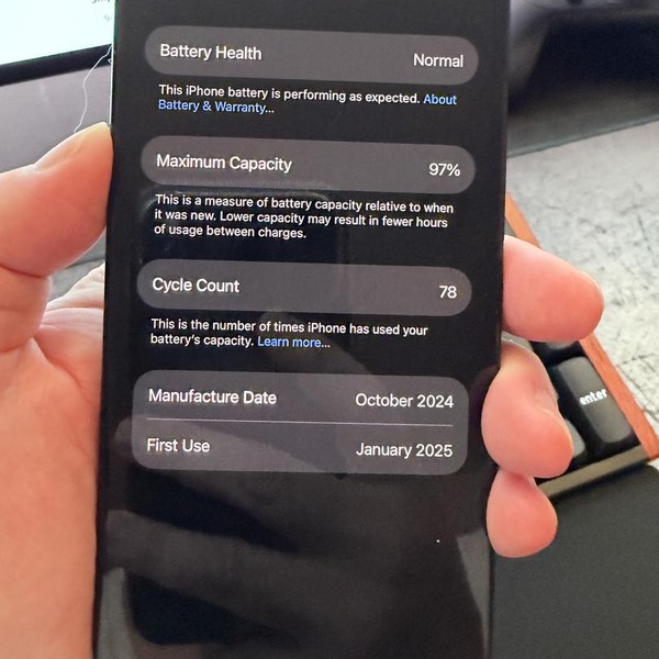 Apple iPhone 15 - Unlocked, 128 GB, Black, A2846