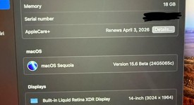 Good
													MacBook Pro Late 2023 (M3) - 14" - Apple M3 Pro 11-core, Black, 512 GB, 18 GB, 14-core GPU, photo 5 of 10